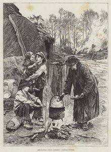 Scene agricole, dicembre, carbonai da Gunning King